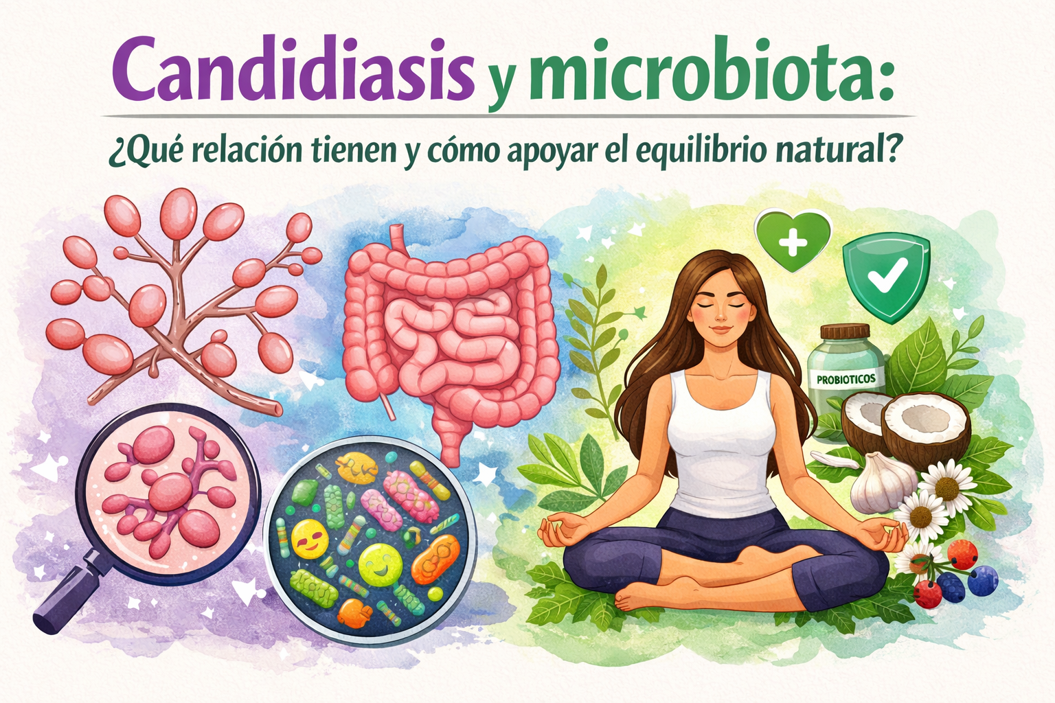Candidiasis y microbiota: ¿qué relación tienen y cómo apoyar el equilibrio natural?