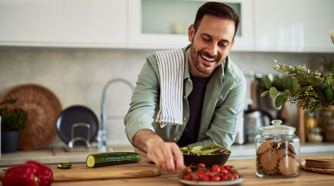 Salud masculina: cómo la alimentación y el desvelo afectan tu intestino