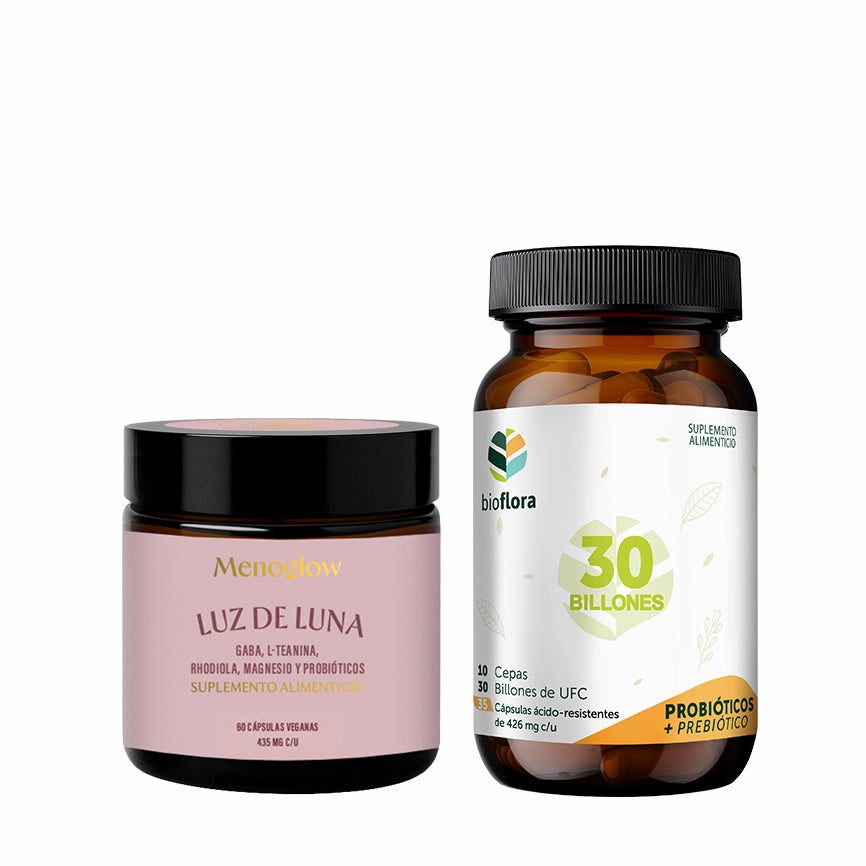 Glow Night Care Pack Luz de Luna + Bioflora 30 Billones