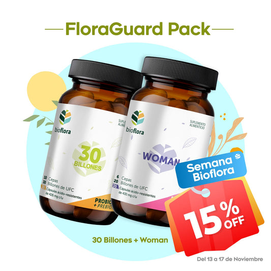 PACK FLORA GUARD (1- 30 BILLONES + 1 -WOMAN)