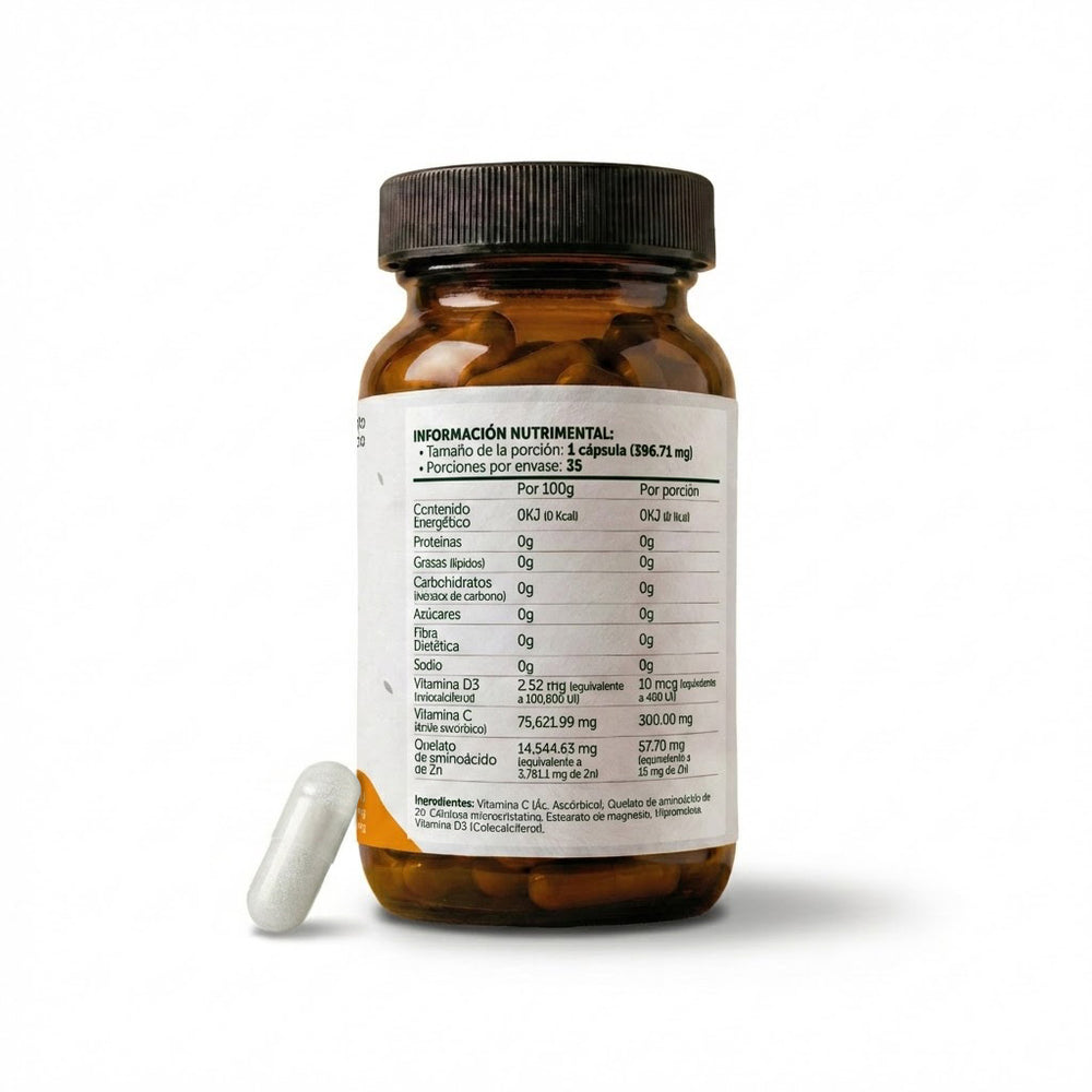 Vitamina D y C + Zinc